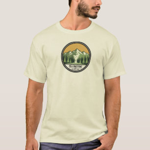 Minimalist Yellowstone National Park T-Shirt - Kun