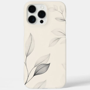 Minimalist Zweigskizze Natürliche Eleganz iPhone 16 Pro Max Hülle
