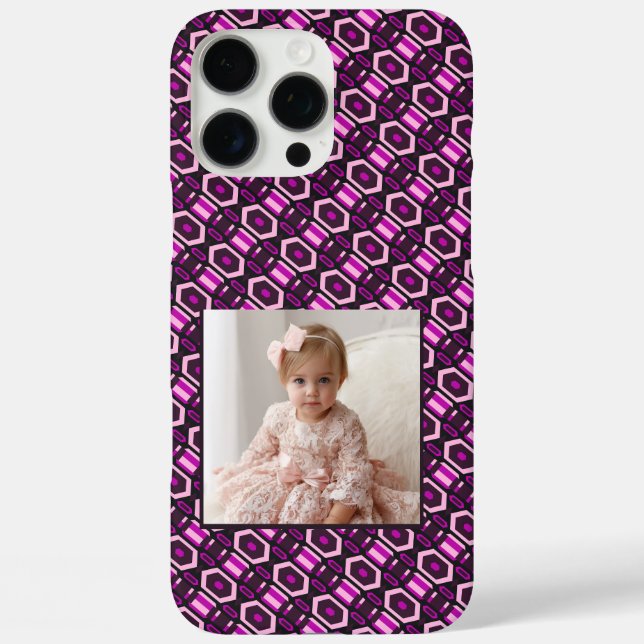 Minimalistic Birthday Gifts For Mom Ethnic Pattern Case-Mate iPhone Hülle (Rückseite)