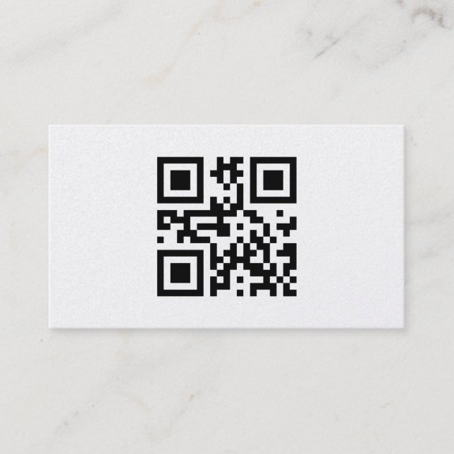 Minimalistic business card, platinum visitenkarte (Vorderseite)