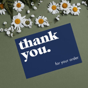Minimalistic Cards Small Business Thank You Cards Dankeskarte