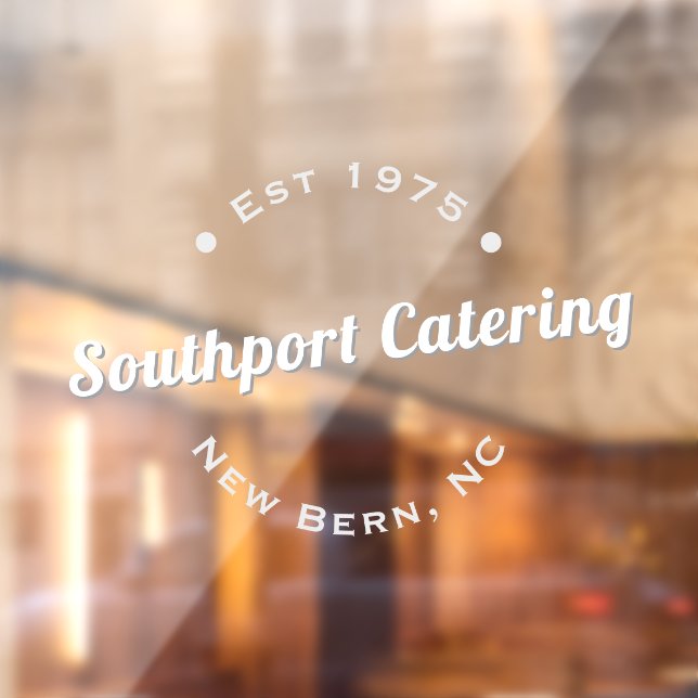 Minimalistic Circular Fensteraufkleber (Blatt 2)