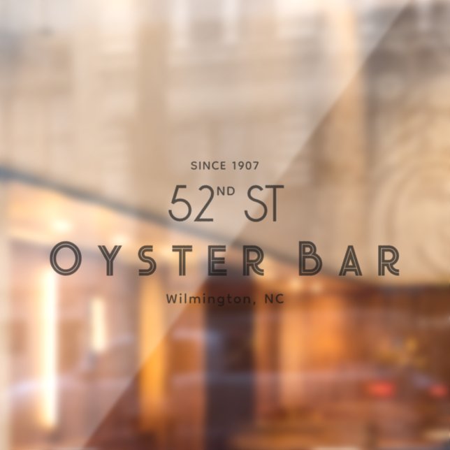 Minimalistic Deco Style | Gray  Fensteraufkleber (Blatt 2)