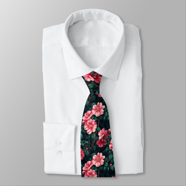 Minimalistic Gifts For Guys Gardenias Floral Krawatte (Gebunden)