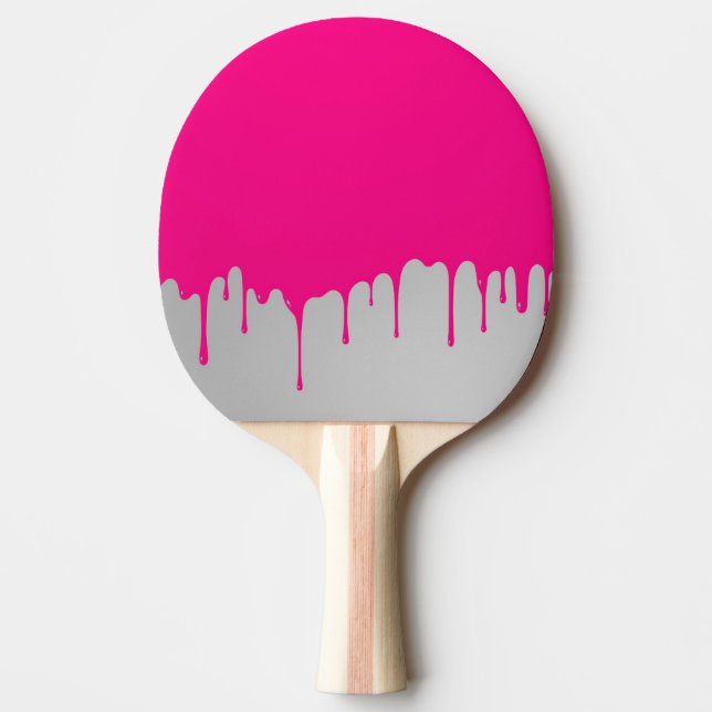 minimalistic rosa Farbe Tischtennis Schläger (Vorderseite)