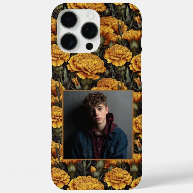 Minimalistic Teacher Appreciation Gift Carnation C Case-Mate iPhone Hülle (Rückseite)