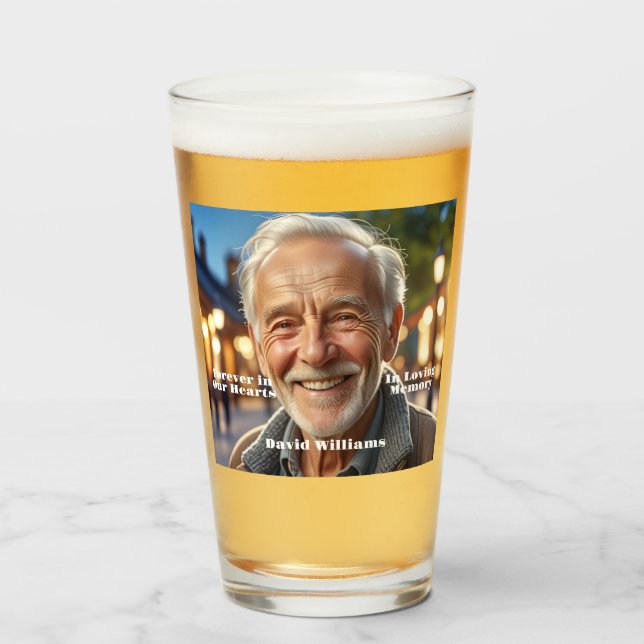 Minimalistisch 1 Special Foto Celebration Life Glas (Vorne (Gefüllt))