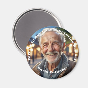 Minimalistisch 1 Special Foto Celebration Life Magnet