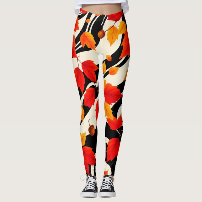Minimalistisch Abstrakt Leggings (Vorderseite)