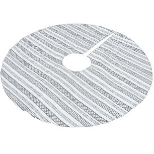 Minimalistisch Abstrakte Weihnachten Polyester Weihnachtsbaumdecke