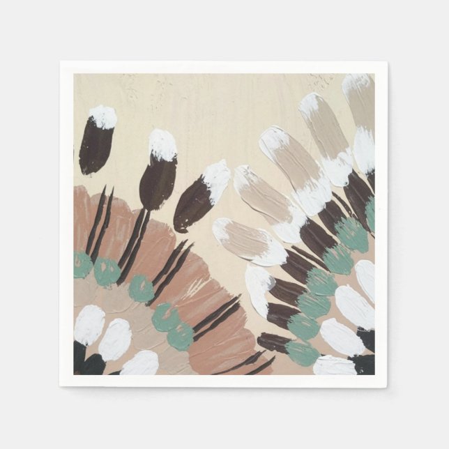 Minimalistisch Akvarel Serviette (Vorderseite)