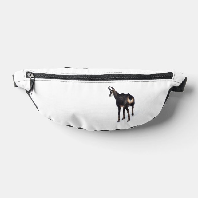 Minimalistisch Alpinistisches Gämse Bergziege auf  Bauchtasche (Ablage )