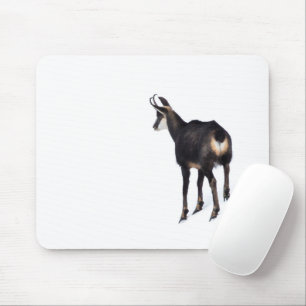 Minimalistisch Alpinistisches Gämse Bergziege auf  Mousepad