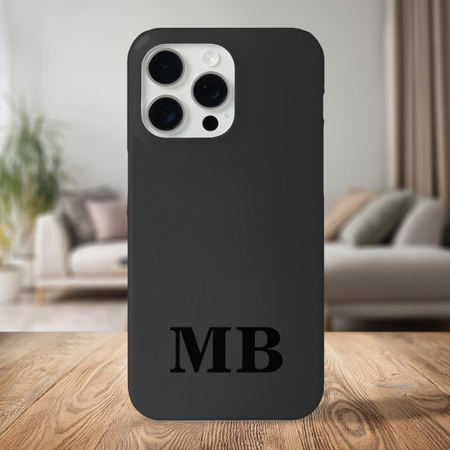 Minimalistisch-Anfängermonogramm Case-Mate iPhone Hülle (Von Creator hochgeladen)