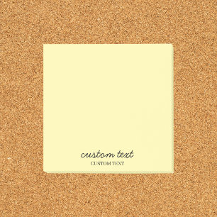 Minimalistisch anpassbar post-it klebezettel