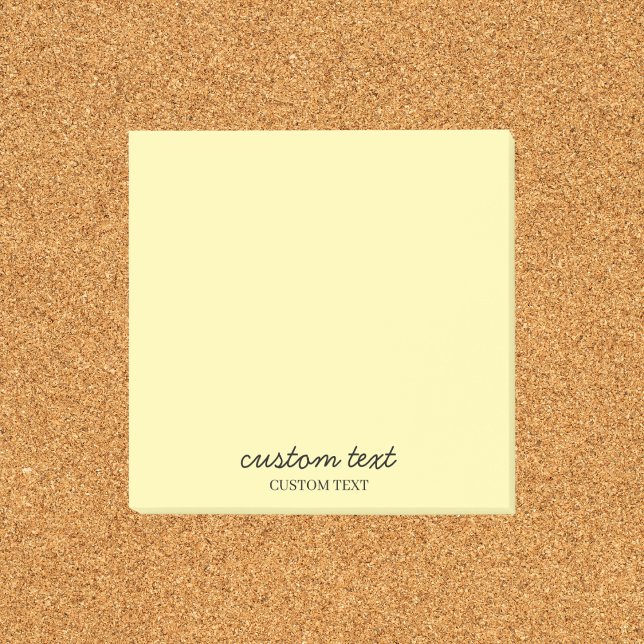 Minimalistisch anpassbar post-it klebezettel (Von Creator hochgeladen)