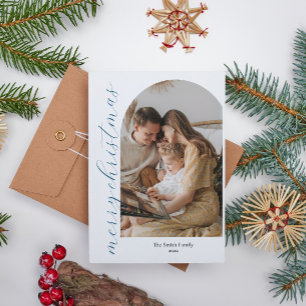 Minimalistisch Arch Christmas Foto Card Einladung