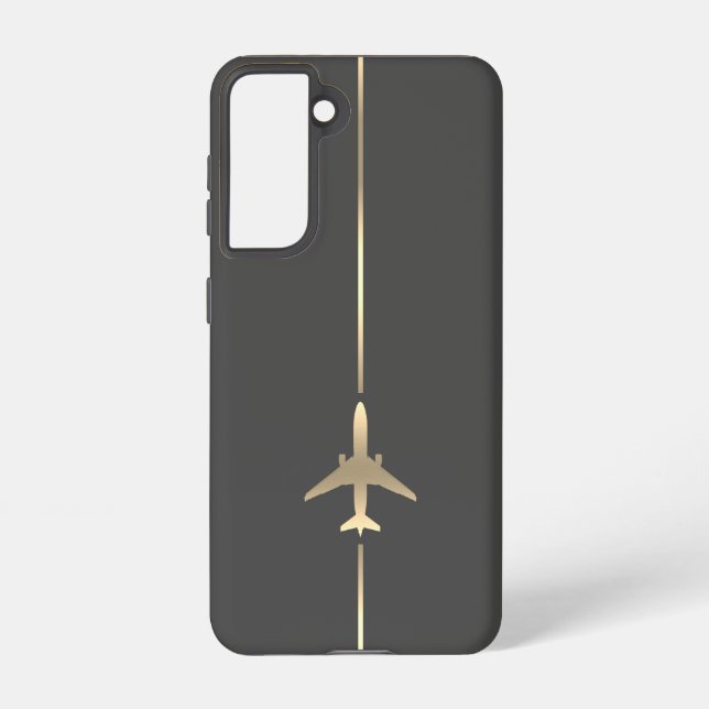 Minimalistisch Aviation Samsung Galaxy Fall Hülle (Rückseite)