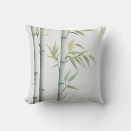 Minimalistisch Bamboo Botanisches Kissen