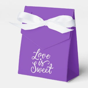 Minimalistisch bei Lila Hochzeit Geschenkschachtel