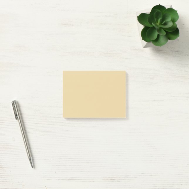 Minimalistisch-beige-Kamele schlicht Post-it Klebezettel (Büro)