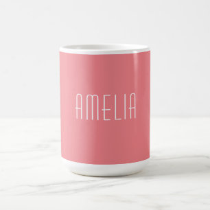 Minimalistisch Beruflicher Schlichter Name Kaffeetasse
