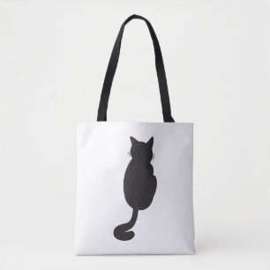 Minimalistisch Black Cat Silhouette