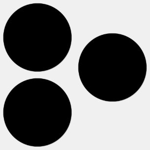 Minimalistisch Black Cat Silhouette Etiketten