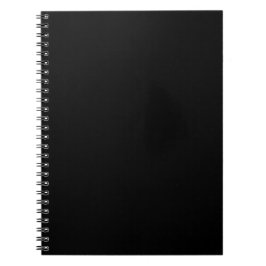Minimalistisch Black Individuelle Name Notebook -  Notizblock