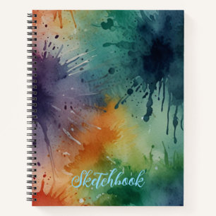 Minimalistisch Blank Sketchbook Notizbuch