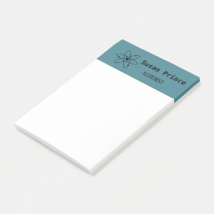 Minimalistisch Blau Post-it Klebezettel