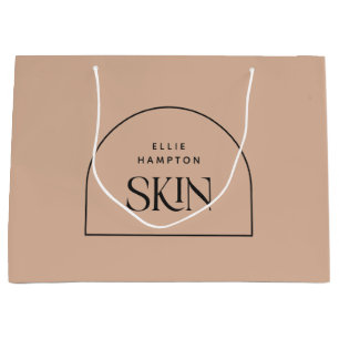 Minimalistisch Blush Arch Beauty Business Große Geschenktüte