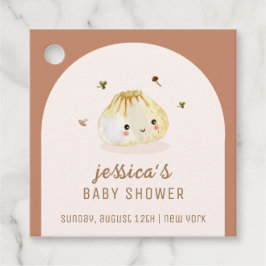 Minimalistisch Boho Arch Chinese Dumpling Baby Dus Geschenkanhänger