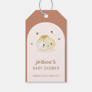 Minimalistisch Boho Arch Chinese Dumpling Baby Dus Geschenkanhänger