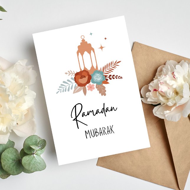 Minimalistisch Boho Lantern Ramadan Card Einladung (Von Creator hochgeladen)