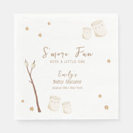 Minimalistisch Boho S'more Fun Stars Kinderdusche Serviette