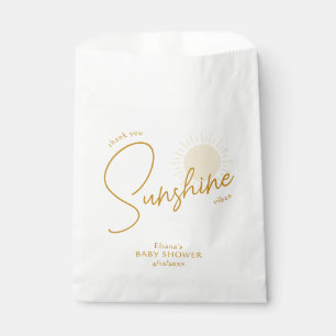Minimalistisch Boho Sunshine Baby Dusche Vielen Da Geschenktütchen