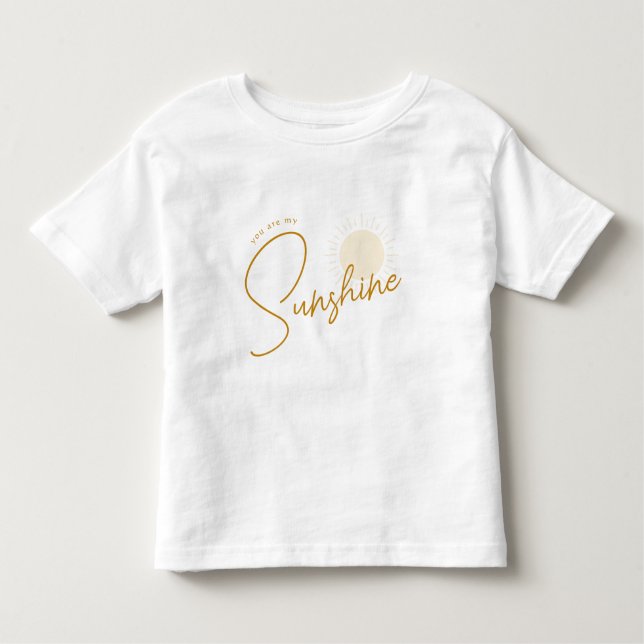 Minimalistisch Boho Sunshine Baby T - Shirt (Vorderseite)