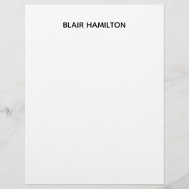 Minimalistisch Briefbogen