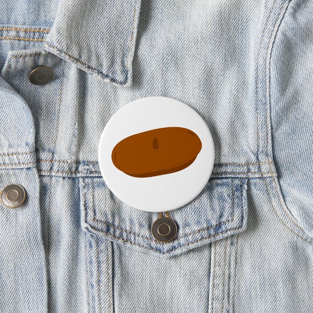 Minimalistisch Brown Beret French Hat Button (Von Creator hochgeladen)