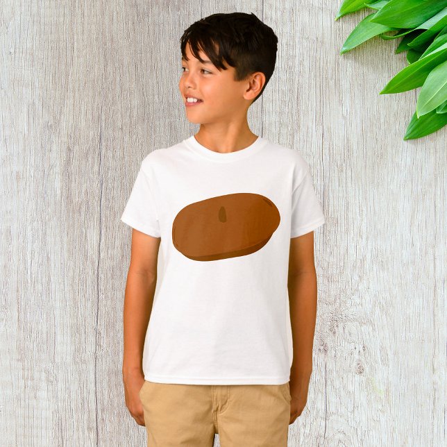 Minimalistisch Brown Beret French Hat T-Shirt (Von Creator hochgeladen)