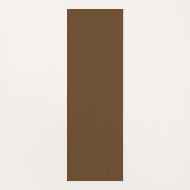 Minimalistisch Brown Yoga Mat Yogamatte (Vorderseite)