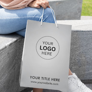 Minimalistisch Business Modernes Geschenktasche Mittlere Geschenktüte