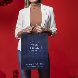 Minimalistisch Business Modernes Geschenktasche Mittlere Geschenktüte