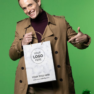 Minimalistisch Business Modernes Geschenktasche Mittlere Geschenktüte