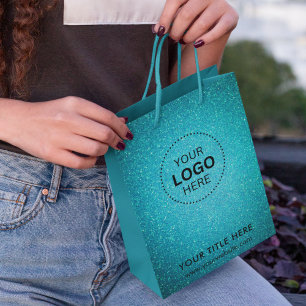 Minimalistisch Business Modernes Geschenktasche Mittlere Geschenktüte