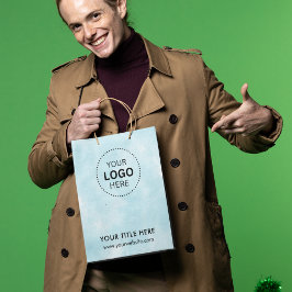 Minimalistisch Business Modernes Geschenktasche Mittlere Geschenktüte