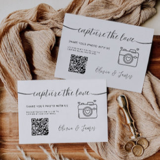 Minimalistisch Capture der Vorlage der Liebe-Karte