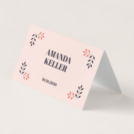 Minimalistisch Chic ästhetische Elegante Tabellenn