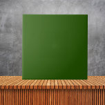 Minimalistisch Classic Green Solid Color #245501 Fliese<br><div class="desc">Minimalistische Classic Christmas Green Solid Color #245501</div>